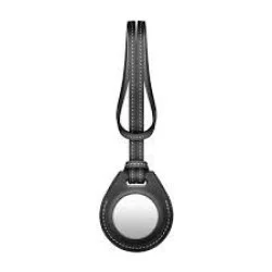 Viva Madrid Airtrax Genuine Leather Bag Charm Case - Noir